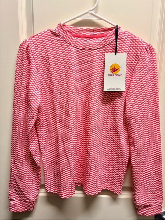 marie birdie Other - Marie Birdie Pink Patterned Long Sleeve Top